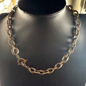 Classic 346 Brooks Brothers Gold Double Lind Chain  Necklace - 14"